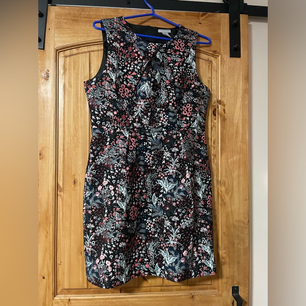 Floral Brocade Dress